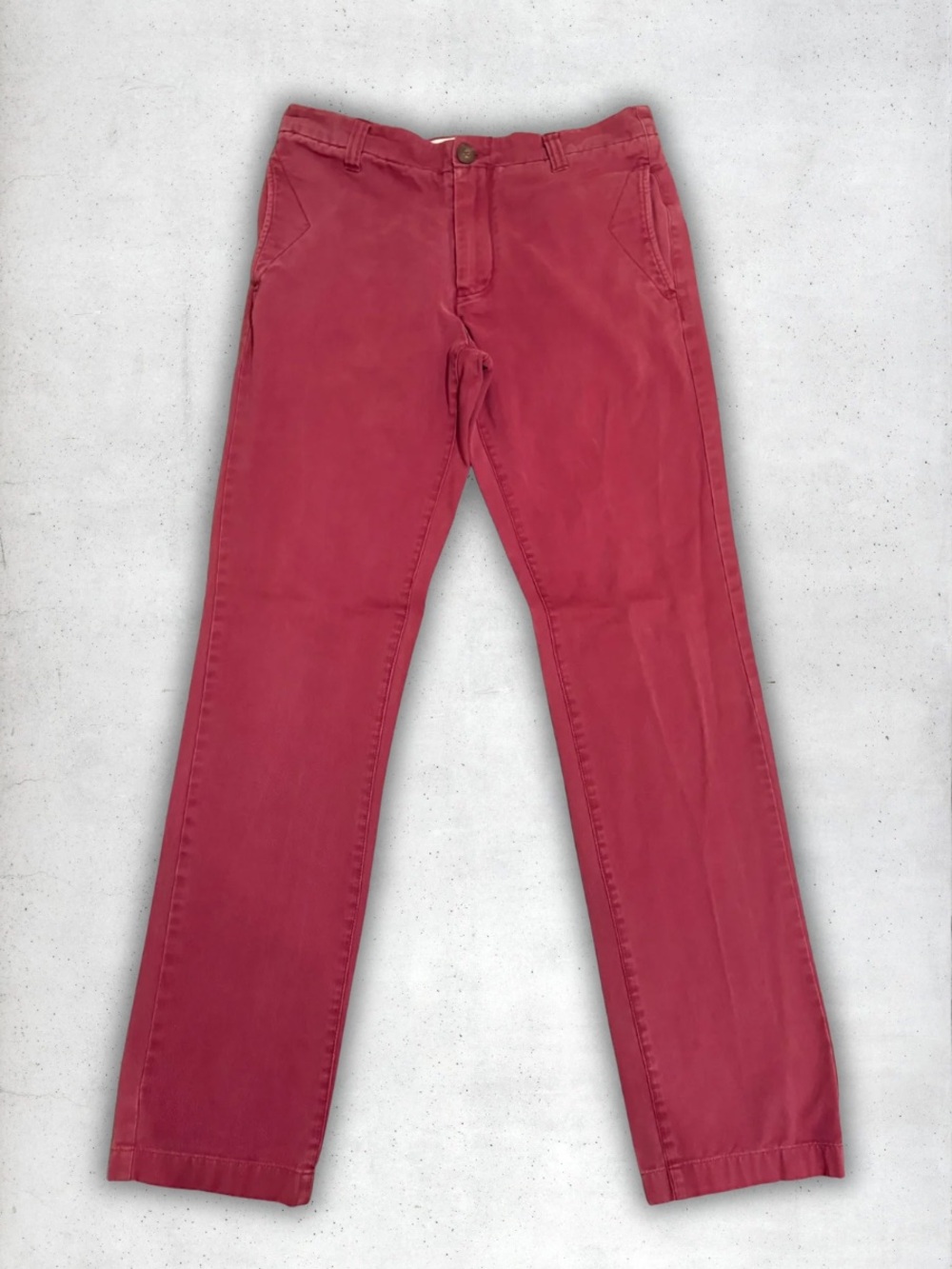Boden Burgundy Pants with Striped Pocket Lining